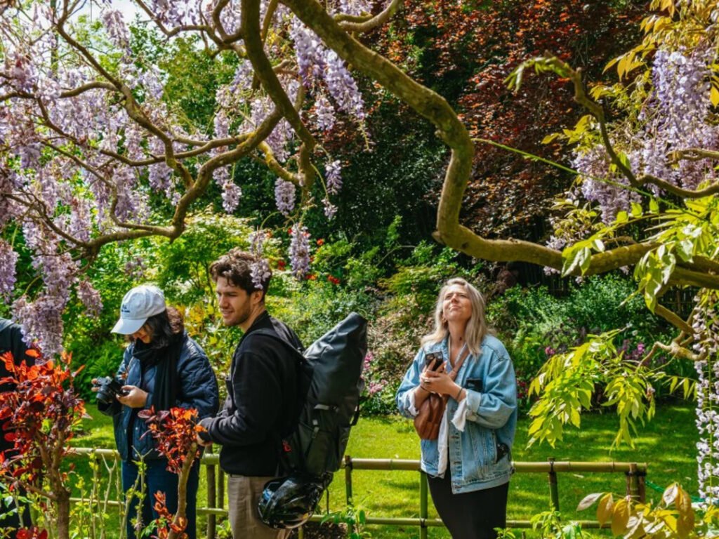 Giverny gardens by monet's house