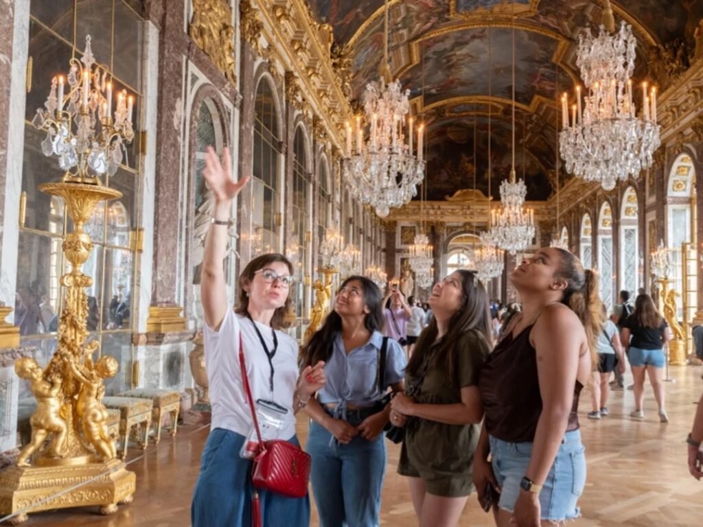 Gallery of Mirrors in the Palace of Versailles