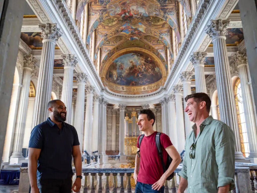 Interior of the palace of versailles